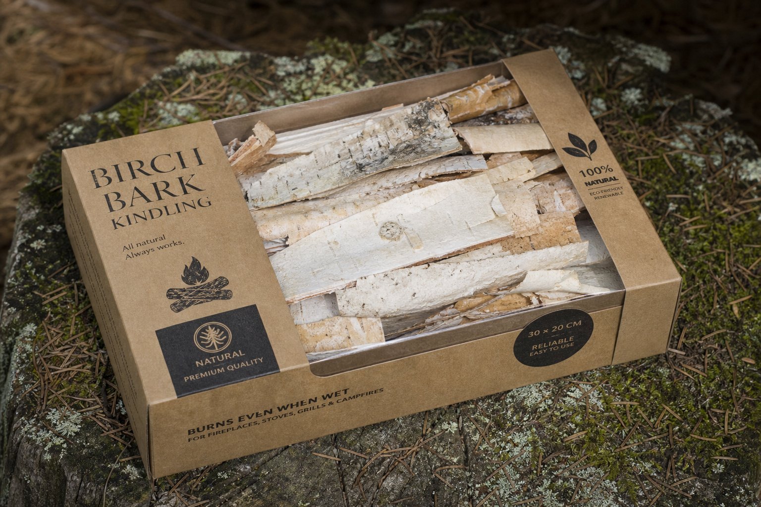 Береста для розжига